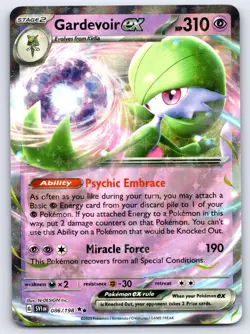 Gardevoir ex 086/198 Double Rare Scarlet & Violet Pokemon Holo Moderately Played - Image 1