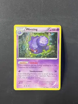 Weezing XY163 Holo Promo XY Promo Pokemon Moderately Played - Image 1