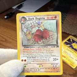 Pokemon TCG Team Rocket Dark Dugtrio #6/82 Holo Rare English 2000 50 HP Stage 1 - Image 2