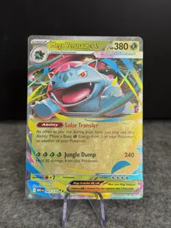 Mega Venusaur ex #003/132 Mega Evolution English Pokemon TCG Card - NM - Image 1