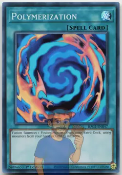 Polymerization RA02-EN047 Super Rare 1st Edition Near Mint Yugioh - Image 1