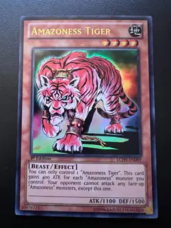 Amazoness Tiger LCJW-EN089 Ultra Rare 1st Edition Near Mint Yugioh - Image 1