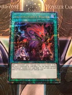 *** ABOMINATION'S PRISON *** QUARTER CENTURY SECRET RARE RA02-EN064 YUGIOH! - Image 1