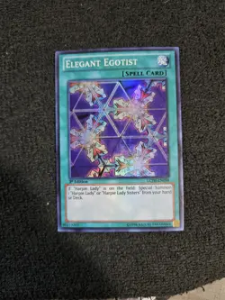 Yugioh Elegant Egotist LCJW-EN098 Super Rare 1st Ed LP - Image 1
