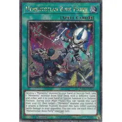 YUGIOH RA04-EN099 Mementotlan Bone Party Quarter Century Secret Rare 1st Edition - Image 1