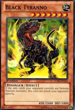 Black Tyranno LCJW-EN152 X 1 Common 1st Ed Yugioh - Image 1