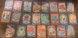 Pokemon TCG Topps Card Lot (23 Cards) Non-holo (LP/MP) - Image 1