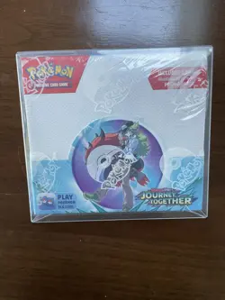 1x Pokemon Journey Together Enhanced Booster Box with Acrylic Case- New & Sealed - Image 1