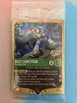 Disney Lorcana Buzz Lightyear Attack Of The Vine Prerelease Promo Sealed - Image 2