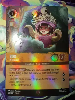 Disney Lorcana Boo In Disguise Attack Of The Vine Epic FOIL 225/207 - Image 1