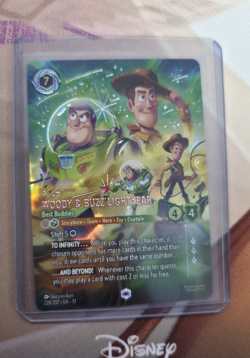 Disney Lorcana TCG Woody & Buzz Lightyear Best Buddies Foil 228/204 EN - Image 1
