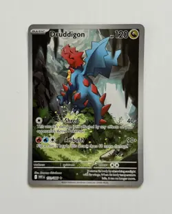 Druddigon 151/086 Illustration Rare - White Flare - NM English Pokemon TCG - Image 1