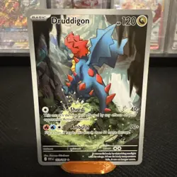 Druddigon 151/086 Illustration Rare - White Flare - NM English Pokemon TCG - Image 1