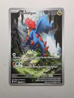 Druddigon - 151/086 - White Flare English - Illustration Rare - NM - Pokemon TCG - Image 1