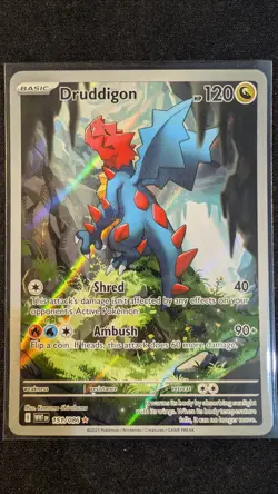 Druddigon 151/086 Illustration Rare NM - White Flare | Pokemon TCG - Image 1