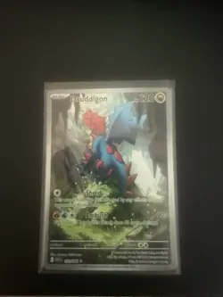 Pokemon TCG Druddigon 151/086 SV11W White Flare Holo Illustration Rare Card - Image 1