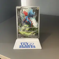 Pokemon TCG White Flare Druddigon Card 151/086 English Illustration Rare - Image 1