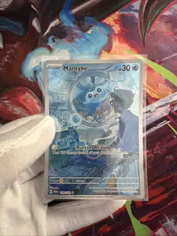 Mantyke - Paradox Rift - Full Art Illustration Rare Pokemon 189/182 NM - Image 1