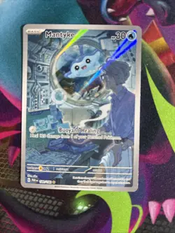Mantyke - 189/182 - Pokemon Paradox Rift Illustration Rare Card NM - Image 1