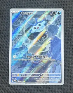 Mantyke 189/182 Illustration Rare Paradox Rift 2023 - Pokemon TCG (NM) - Image 1