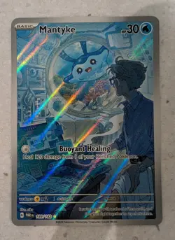 Mantyke 189/182 Paradox Rift Illustration Rare Pokemon TCG NM - Image 1