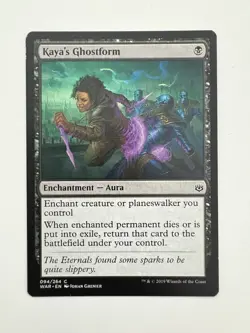 Kaya’s Ghostform MTG Magic the Gathering Card LP Lightly Played WAR - Image 1