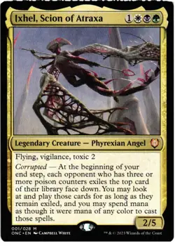 Ixhel, Scion of Atraxa 1 Commander: Phyrexia: All Will Be One MTG NM - Image 1