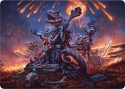 Valley Flamecaller Art Card [Bloomburrow] MTG - Image 1