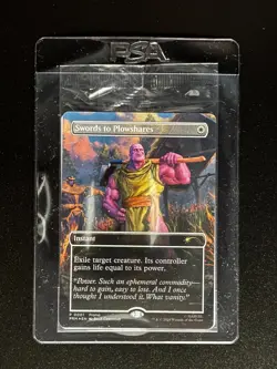 MTG Swords to Plowshares PSA Magazine Promo Marvel Thanos - Image 1