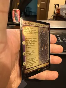 One Ring to Rule Them All (Showcase Scrolls Foil) Lord of the Rings 553 NM - Image 2