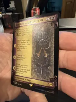 One Ring to Rule Them All (Showcase Scrolls Foil) Lord of the Rings 553 NM - Image 3