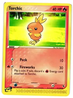 Pokemon TCG Torchic 73/109 Ruby and Sapphire Regular VLP - Image 1