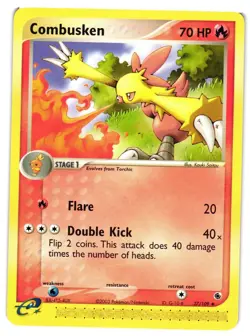 Pokemon TCG Combusken 27/109 Uncommon Ruby and Sapphire NM - Image 1