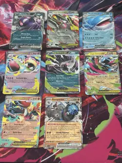 Pokemon Black Pitch Double Rare Lot Of 8! - Image 1