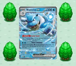 Pokemon - Blastoise ex - 009/165 - SV: Scarlet & Violet 151 - Holo - Doub NM - Image 1