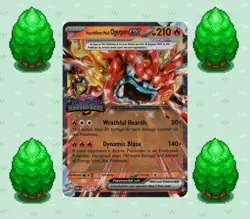 Pokemon - Hearthflame Mask Ogerpon ex (Twilight Masquerade Stamp) - 040/167 - Image 1
