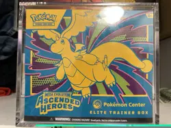 Pokemon Center Ascended Heroes ETB & Acrylic Case Elite Trainer Box SEALED PC - Image 1
