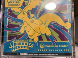 Pokemon Center Ascended Heroes ETB & Acrylic Case Elite Trainer Box SEALED PC - Image 2
