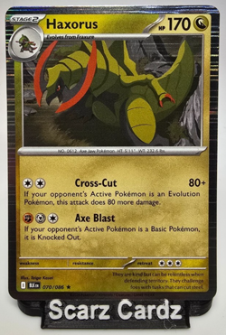 Haxorus 70/086 | Near Mint HOLOFOIL | SV: Black Bolt Pokemon TCG - Image 1