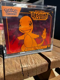 Pokemon: Scarlet & Violet Obsidian Flames Elite Trainer Box (with acrylic case) - Image 1