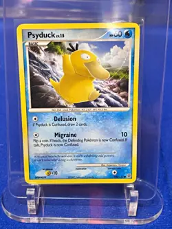 Nintendo Pokemon TCG Psyduck 100/132 Secret Wonders Common 60 HP EN (2007) - Image 1