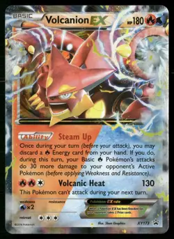 Volcanion EX XY173 Holo Promo XY Promo Pokemon NM - Image 1