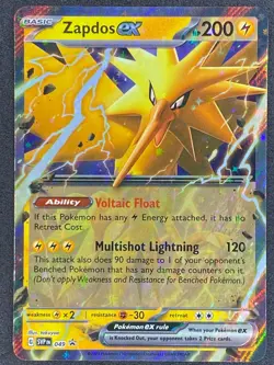 Pokemon Zapdos ex SVP049 SV Black Star Promo NM - Image 1