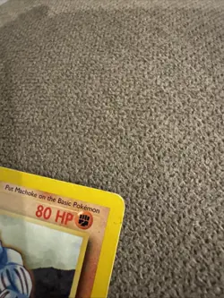 Pokemon Card Base Set Machoke 34/102 1999-2000 4th Prink UK Exclusive - Image 5