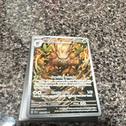 The Pokemon Company Shiftry 163/162 Temporal Forces IR Full Art Holo ENG 2024 - Image 2