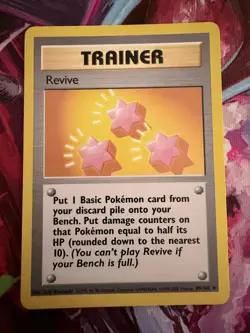 Revive 89/102 Uncommon Base Set Unlimited Pokemon LP - Image 1