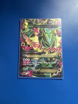 Pokemon TCG Mega M Rayquaza EX Holo Card 61/108 Roaring Skies Ultra Rare - Image 1