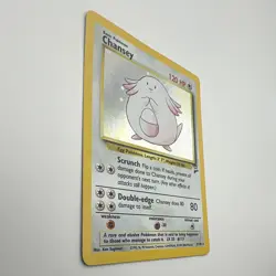 Pokemon Chansey Base Set 2 003/130 Holo Rare English 120 HP 2000 Basic - Image 2