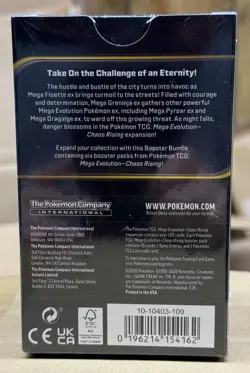 Pokemon Mega Evolution: Chaos Rising Booster Bundle Box 6 Packs English - Image 2