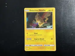 Detective Pikachu 10/18 Holo Rare English 2019 Pokemon TCG NM - Image 1